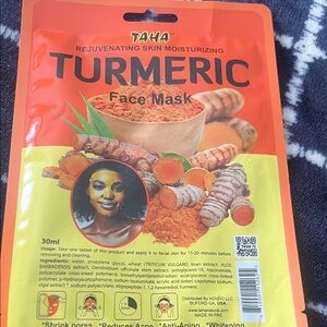 Turmeric Face Mask - Yellow & Orange Pouch
